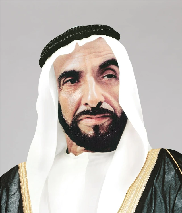 The late Sheikh Zayed bin Sultan Al Nahyan
